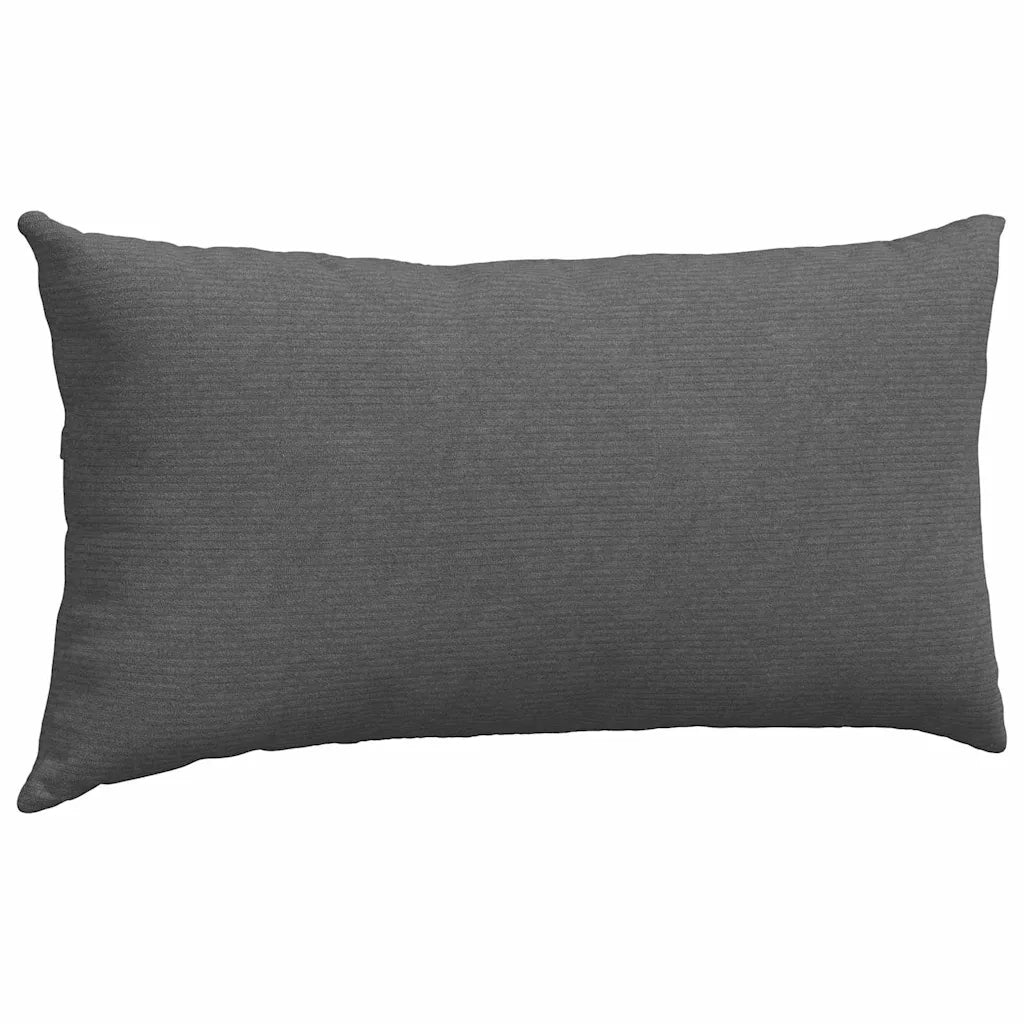 Cuscini da Divano 2 pz | Cuscini per sedie Grigio scuro 80 x 40 cm