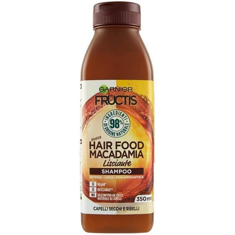 FRUCTIS HAIR FOOD SHAMPOO IN FORMATO DA 350 ML ALLA MACADAMIA