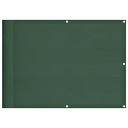 Schermo da balcone | Paravento Balcone Verde Scuro 75x800 cm 100% Poliestere Oxford