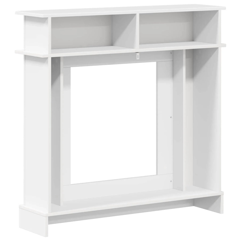 Cornice per camino Bianco Lucido 102 x 26 x 100 cm 8006646