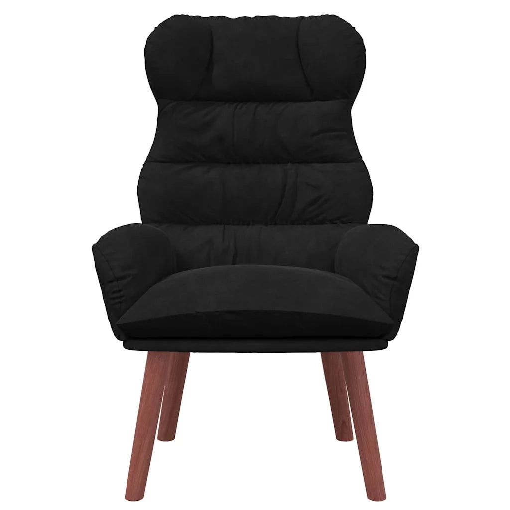 poltrona Nero 69 x 74 x 93 cm Velluto 42001893