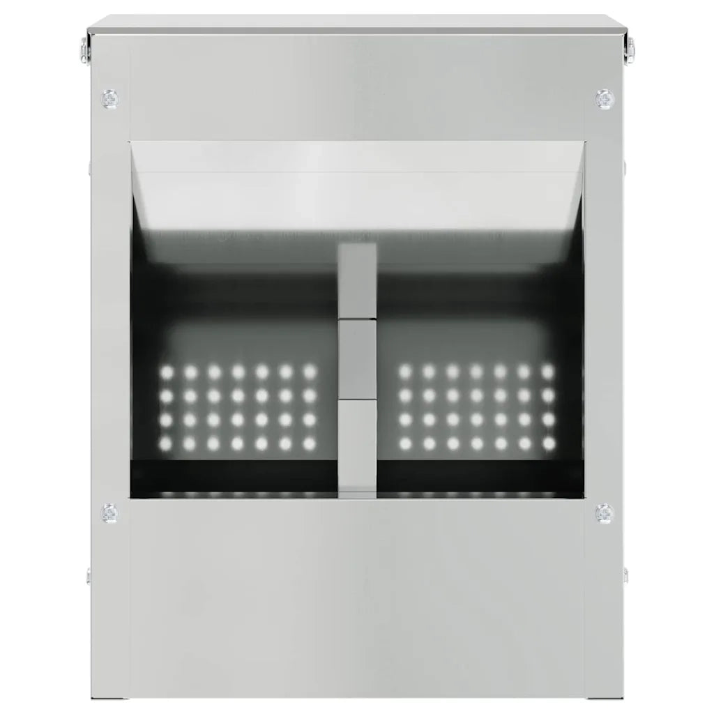 Mangiatore per conigli Argento 20 x 12,5 x 25 cm 874590