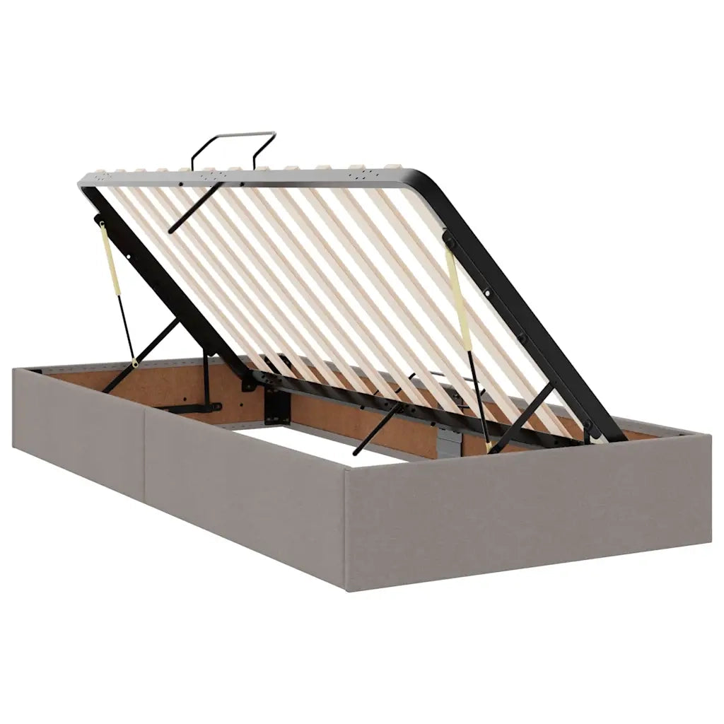 Letto con contenitore e LED con led Talpa 100 x 200 cm Tessuto