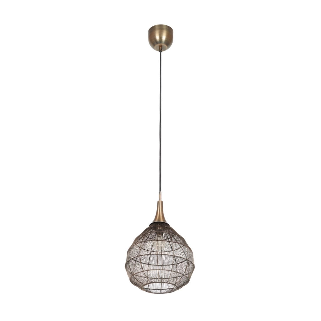 Sospensione industriale SORAYA Ø42 patina E27 Trio