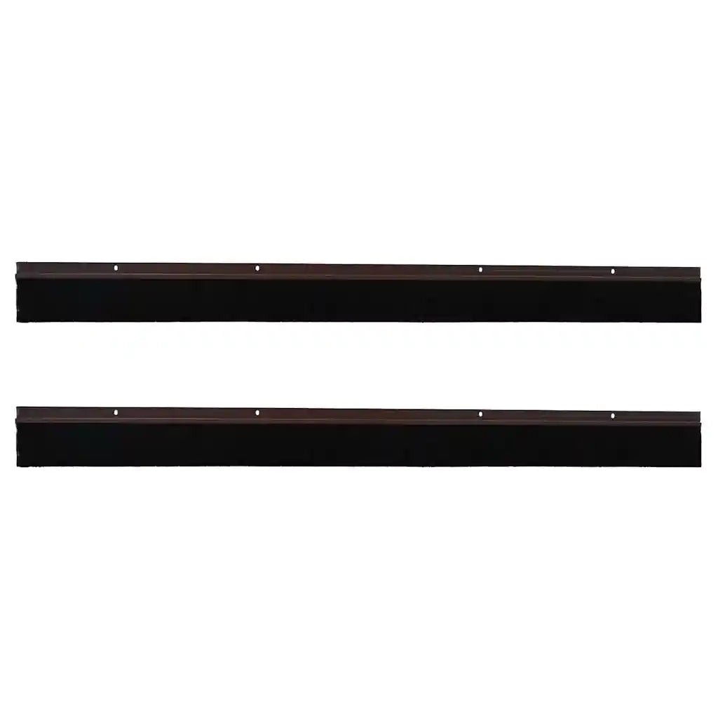 Spazzole per porte a vite 2 pcs Marrone 100 cm 42019440