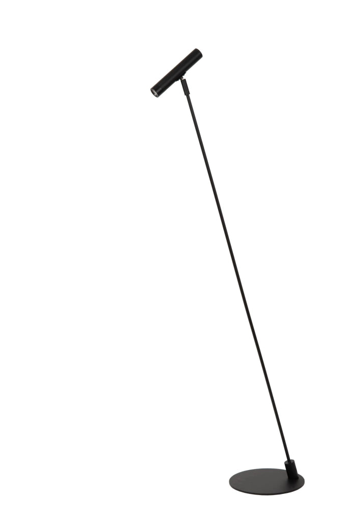 Lampada da terra loft nera metallo 1 luce ALEC Lucide