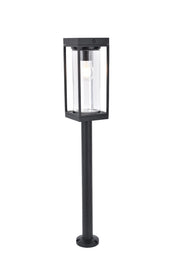 Paletto lampada da giardino solare Lutec FLAIR nero