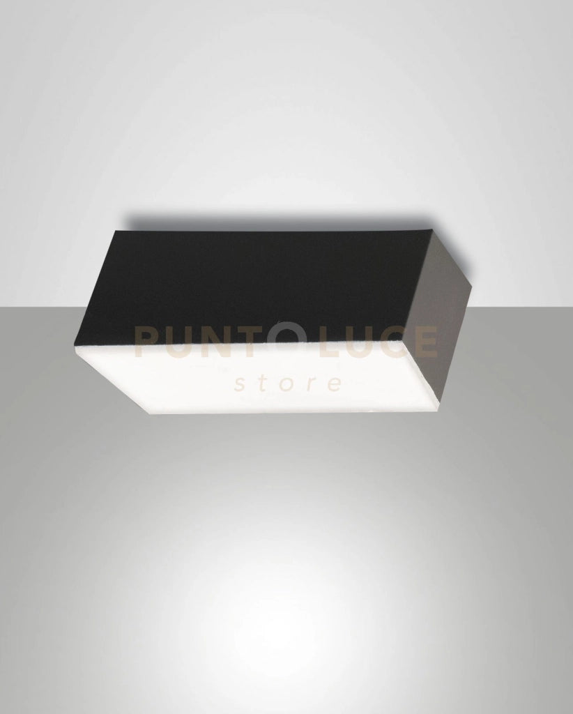 LUCAS APPLIQUE ANTRACITE PARETE/SOFFITTO A LED 12W 3000K 1040LM DIMMERABILE