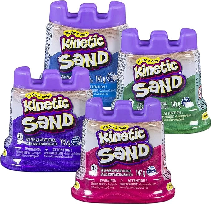 Kinetic Sand 6036825 - Mini Castello con Sabbia Modellabile