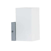 Applique da parete bianca vetro rettangolare ICE NEW E27 Alfa