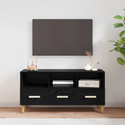 Mobile TV 102 x 36 x 50 cm Rovere Nero Legno ingegnerizzato 8004201