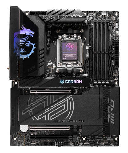 Msi mpg x870e carbon wifi scheda madre amd x870e socket am5 atx - 911-7E49-001