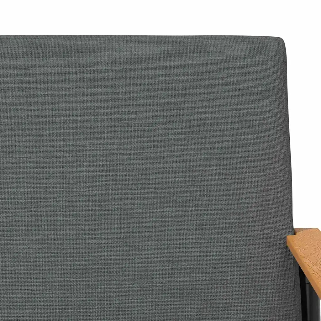 Poltrona | Sedia Relax Grigio scuro Tessuto