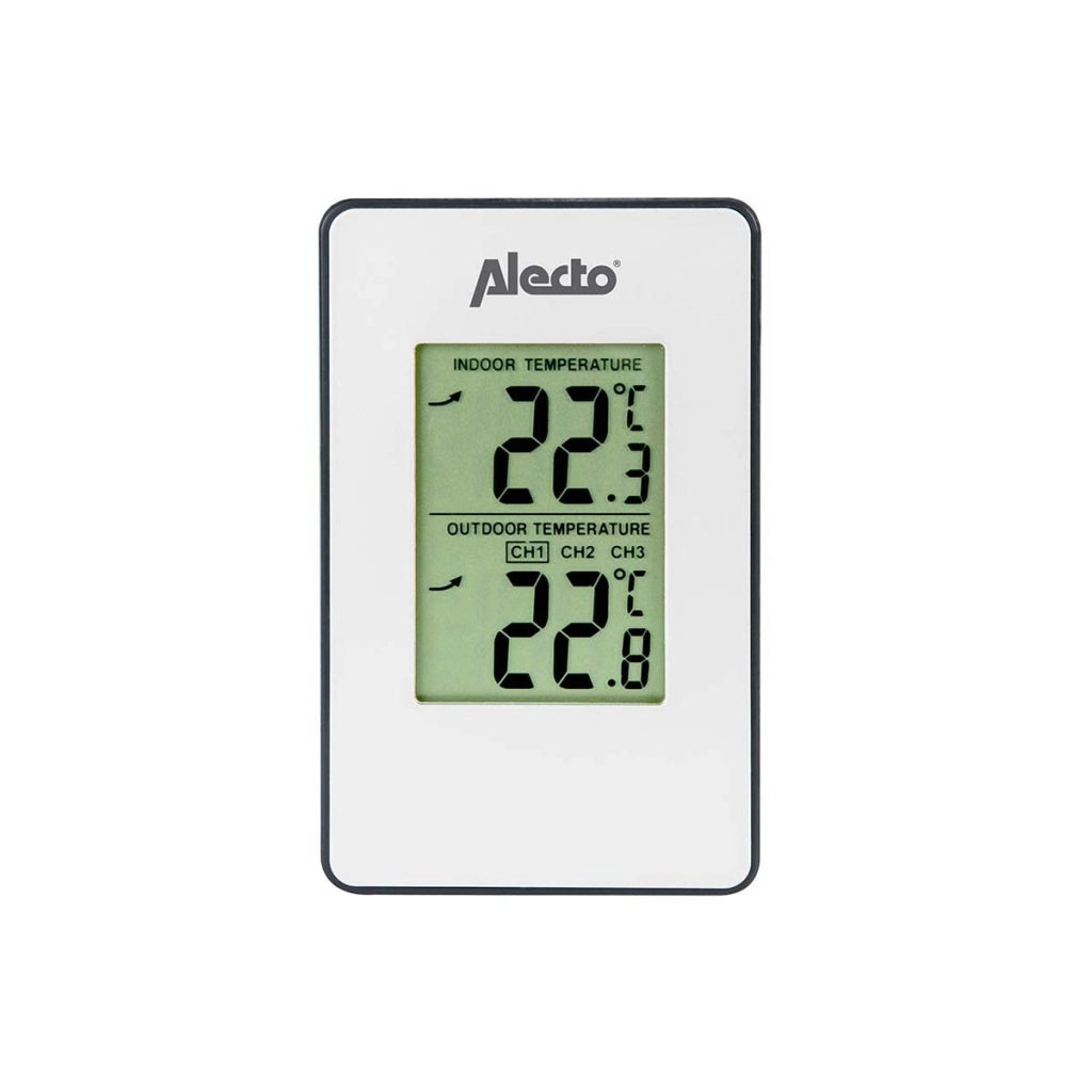 Stazione meteorologica con sensore wireless e schermo LCD Modello WS-1050 Bianco Alecto
