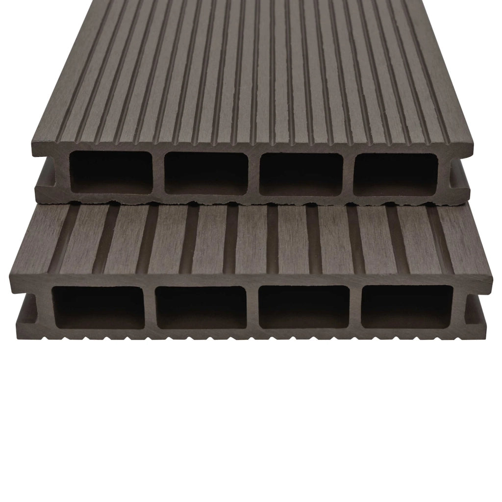 Pavimento da Deck 48 pcs Marrone Scuro WPC 3444808