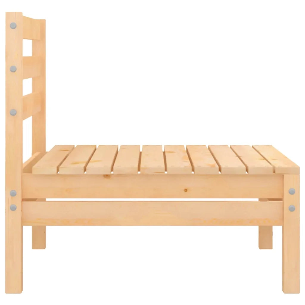 Set Salotto da Giardino 4 pz | Set di Mobili da Esterno in Legno Massello di Pino