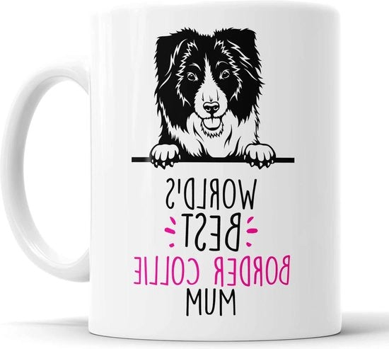 Regalo per amici cani Border Collie mamma
