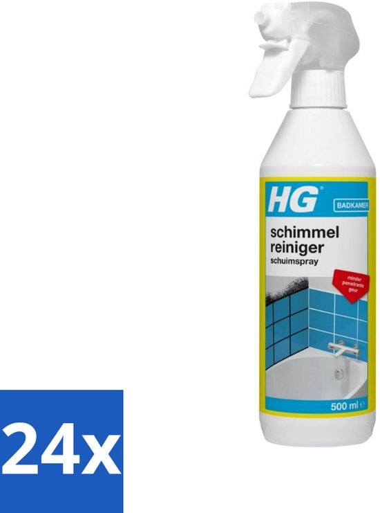Riduttore di muffa e graffio Schuimspray 500 ml - Pacchetto economico - 24 pezzi
