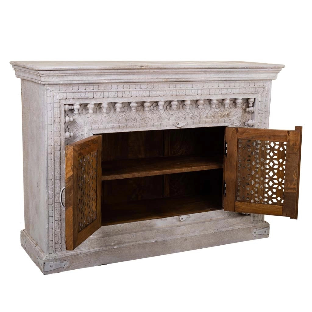 Mobile da ingresso in legno Grigio 112x38x82h