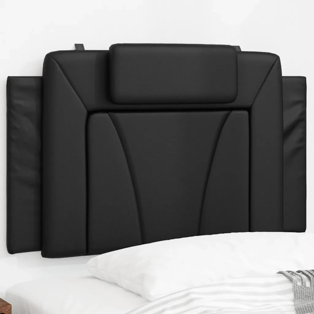 Cuscino Testiera-Cuscino per Testiera Viana Nero 90 cm in Similpelle