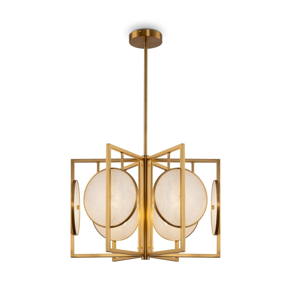 Lampada a sospensione Maytoni Marmo ottone marmo 6xE14