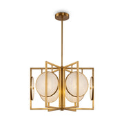 Lampada a sospensione Maytoni Marmo ottone marmo 6xE14