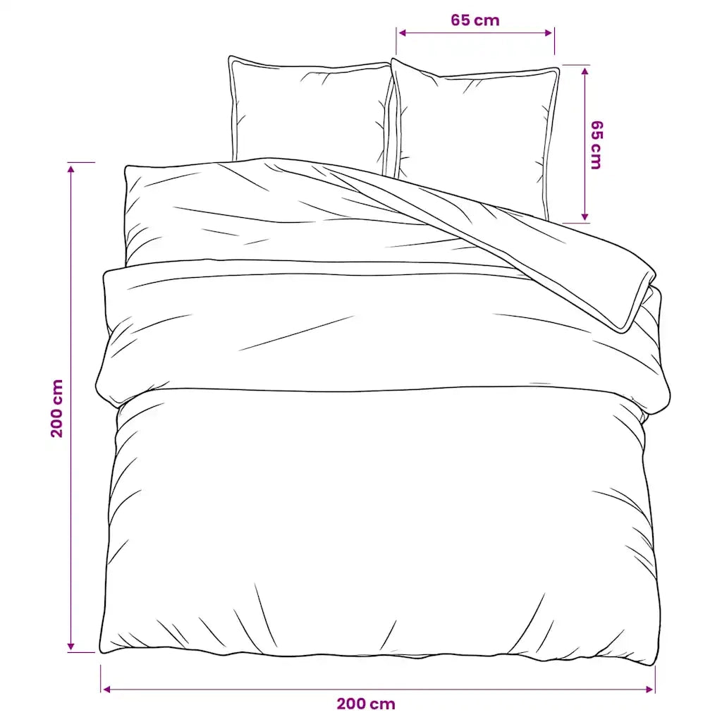 Set Copripiumino Rosa 200x200 cm in Cotone 136511