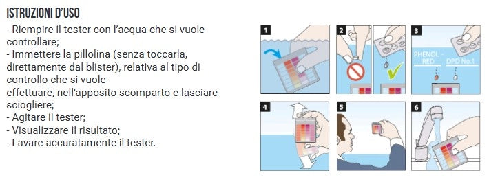 TEST KIT PISCINA CLORO / pH IN PASTIGLIE