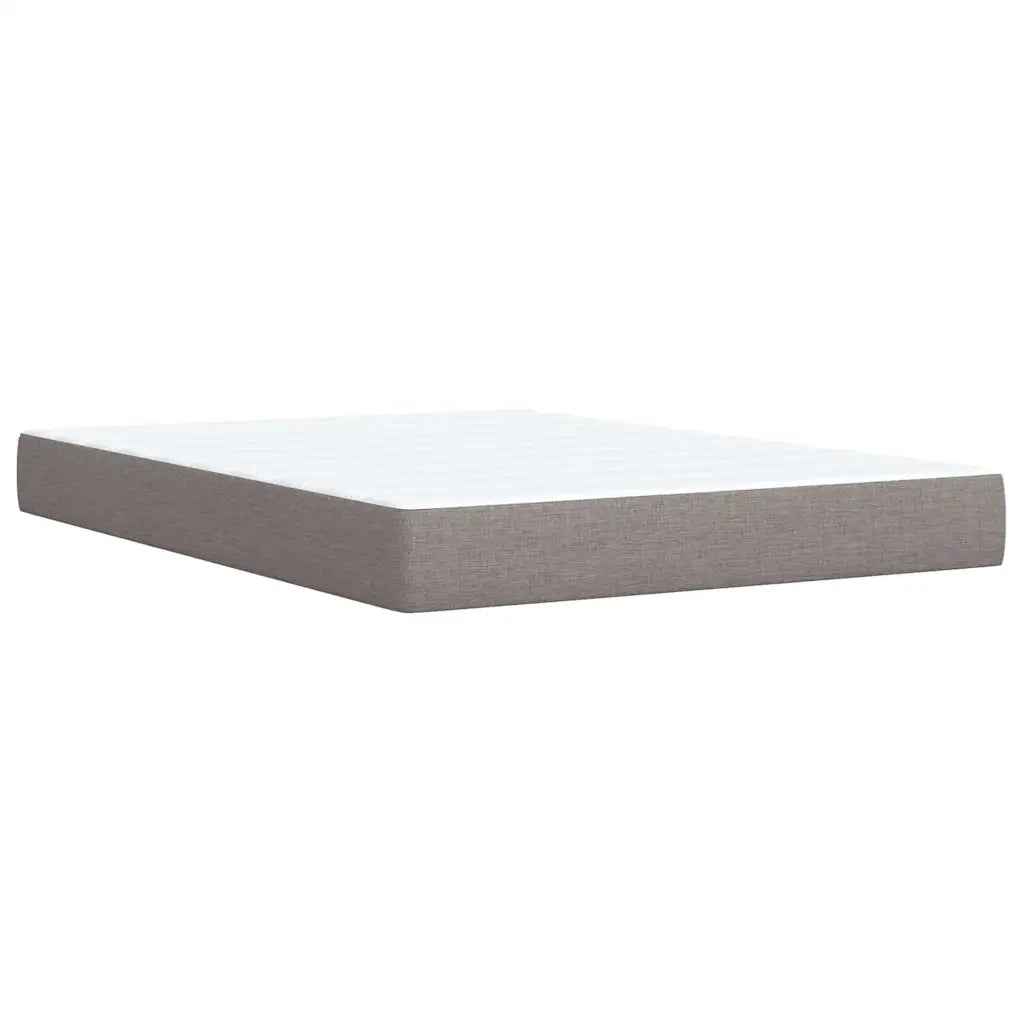 Giroletto a Molle con Materasso Tortora 140x200 cm in Tessuto 3289790