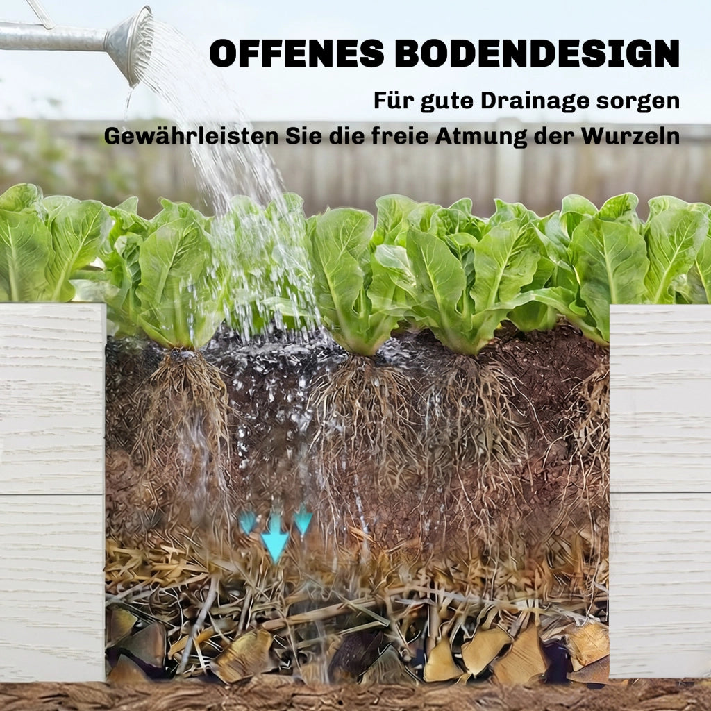 Hochbeet Giardino 3 Stufen Modulare ¨C zephmum ¨C Plastica Verde