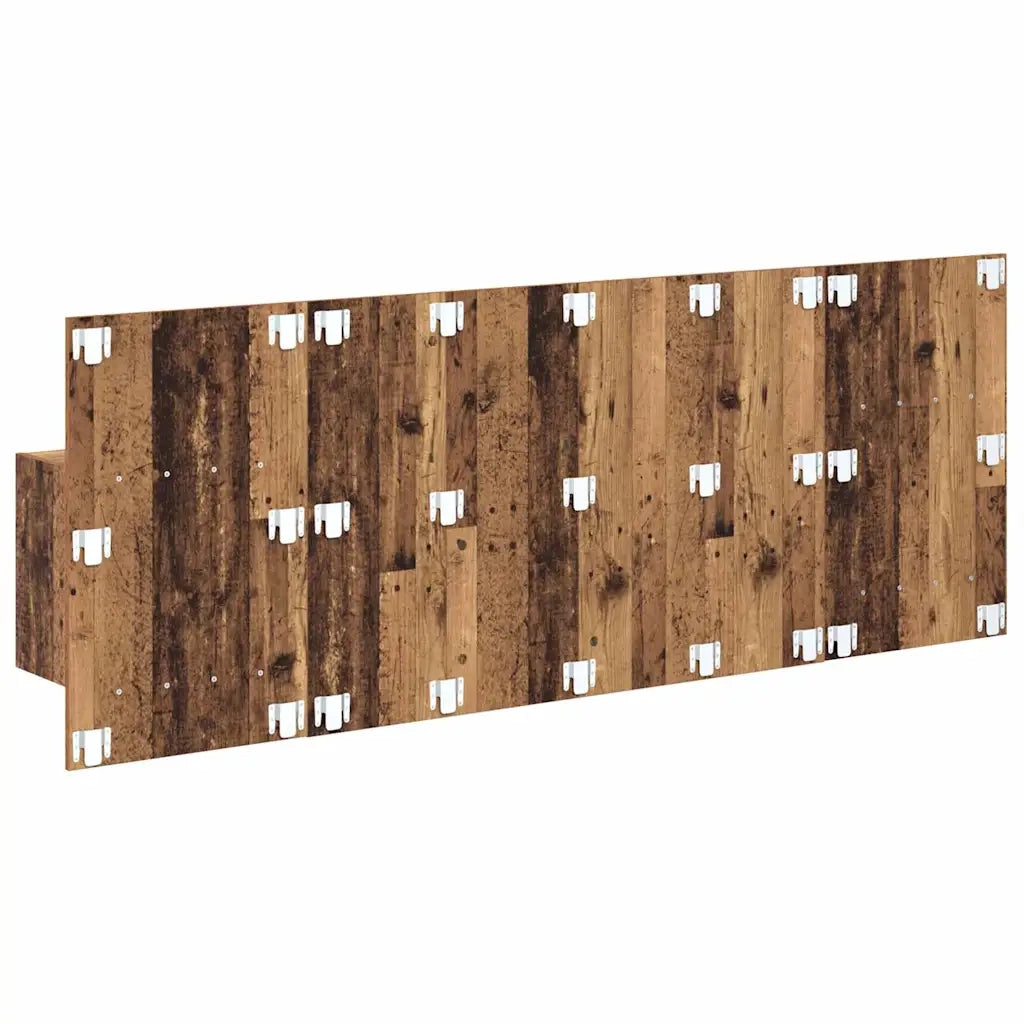 Testata con Comodino 3 pcs Legno vecchio Legno multistrato 3415831