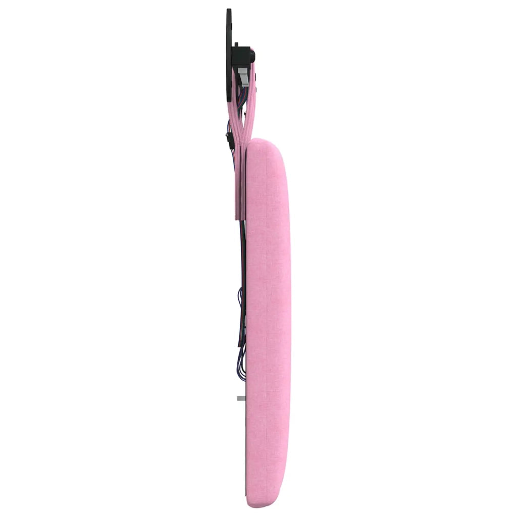 Testiera | Testata sospesa Con luce LED Rosa Tessuto