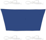 Ombrellone Acquaparato Tondo con Profilo Trapezoidale 3x4m - Giardino Terrazza Blu Scuro
