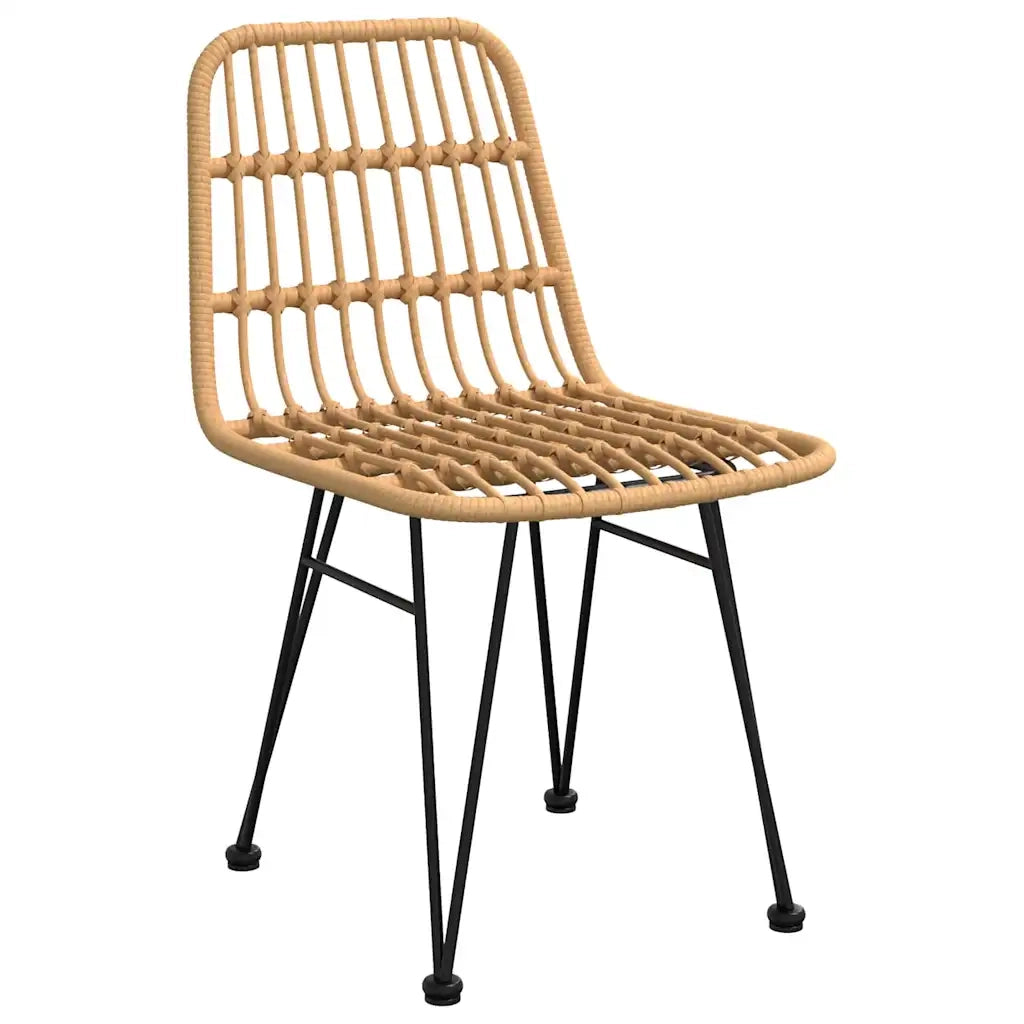 Set da Pranzo per Giardino 5 pcs Marrone