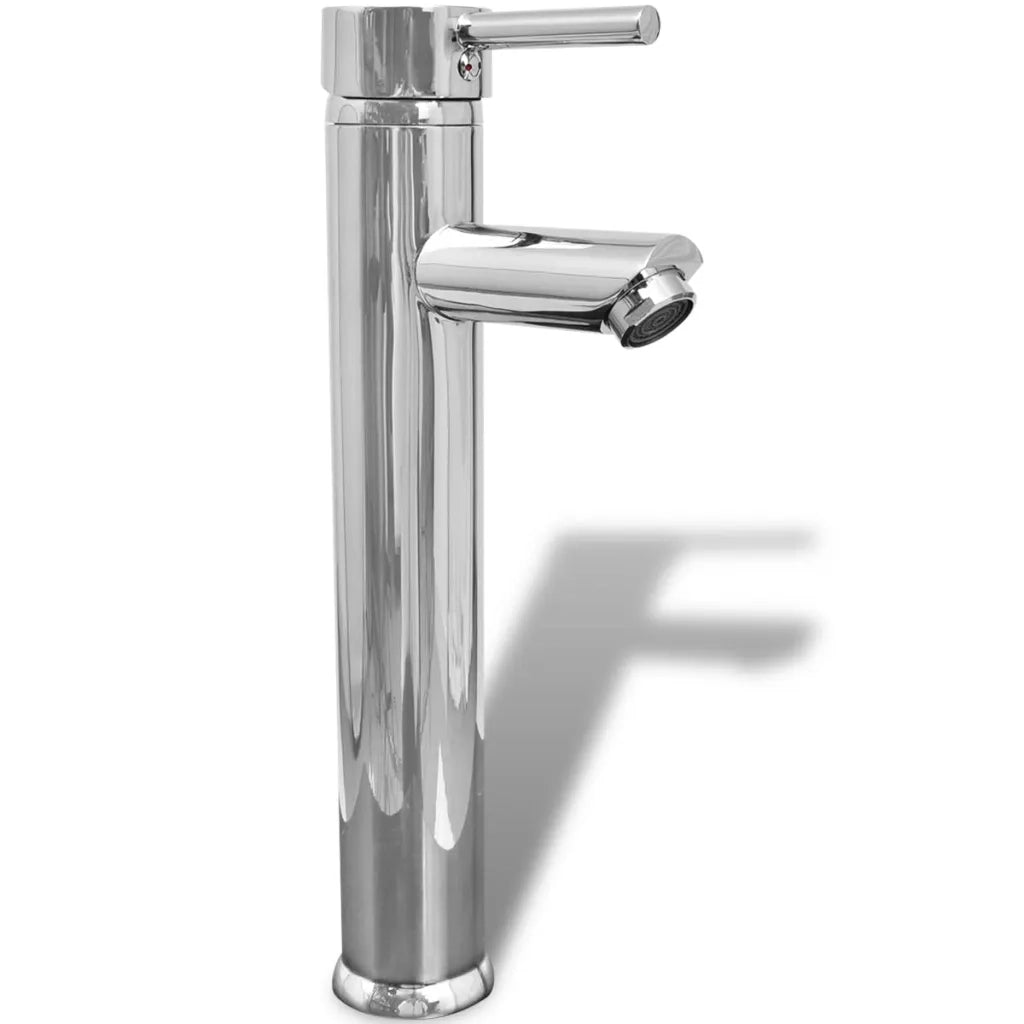 Set Mobili da Bagno 10 pz con Lavabo e Rubinetto Nero 273691