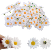 Fiori artificiali decorativi - 200 pezzi - Bianchi