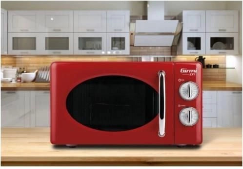 Girmi FM2102 Forno a microonde combinato 20 L 700 W Grill 800 W con Scongelamento colore Rosso