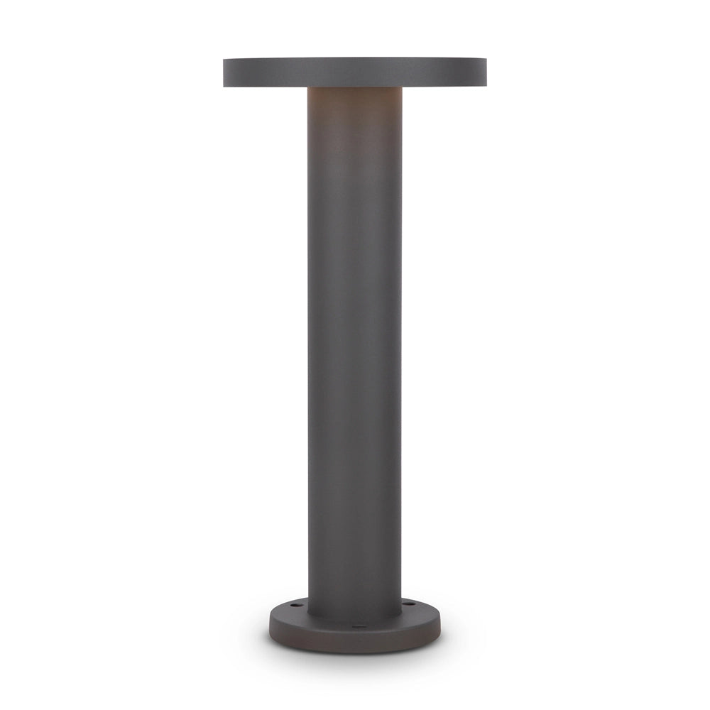 Lampada Da Terra Moderna Da Esterno Metallo Grafite Luce Led 12W Ip65