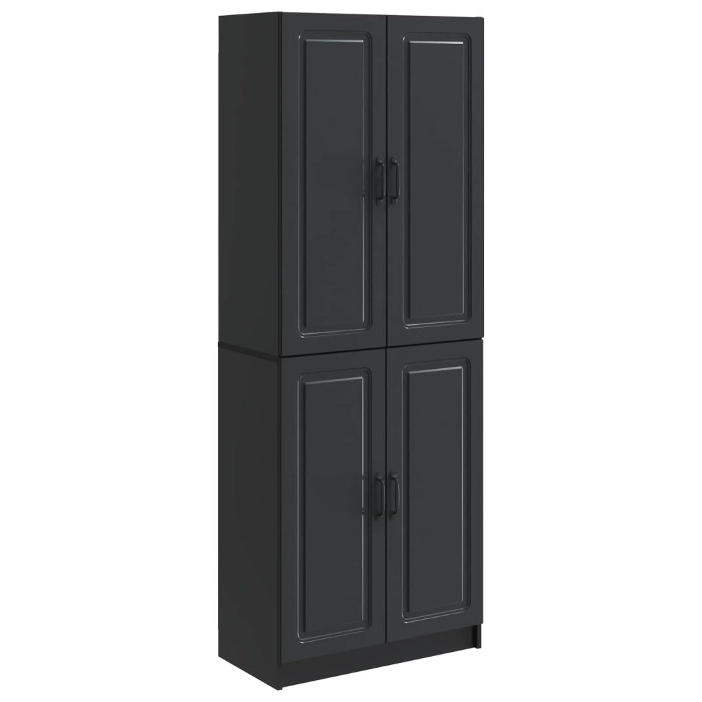Set di armadi 2 pz Nero Legno ingegnerizzato 3416944