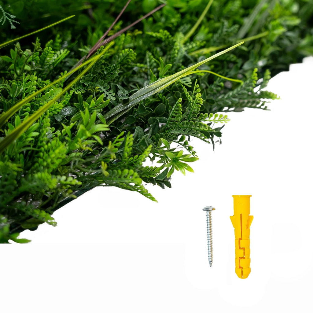Pannello Parete Vegetale Artificiale Ayla 50x150 cm per Giardino e Casa