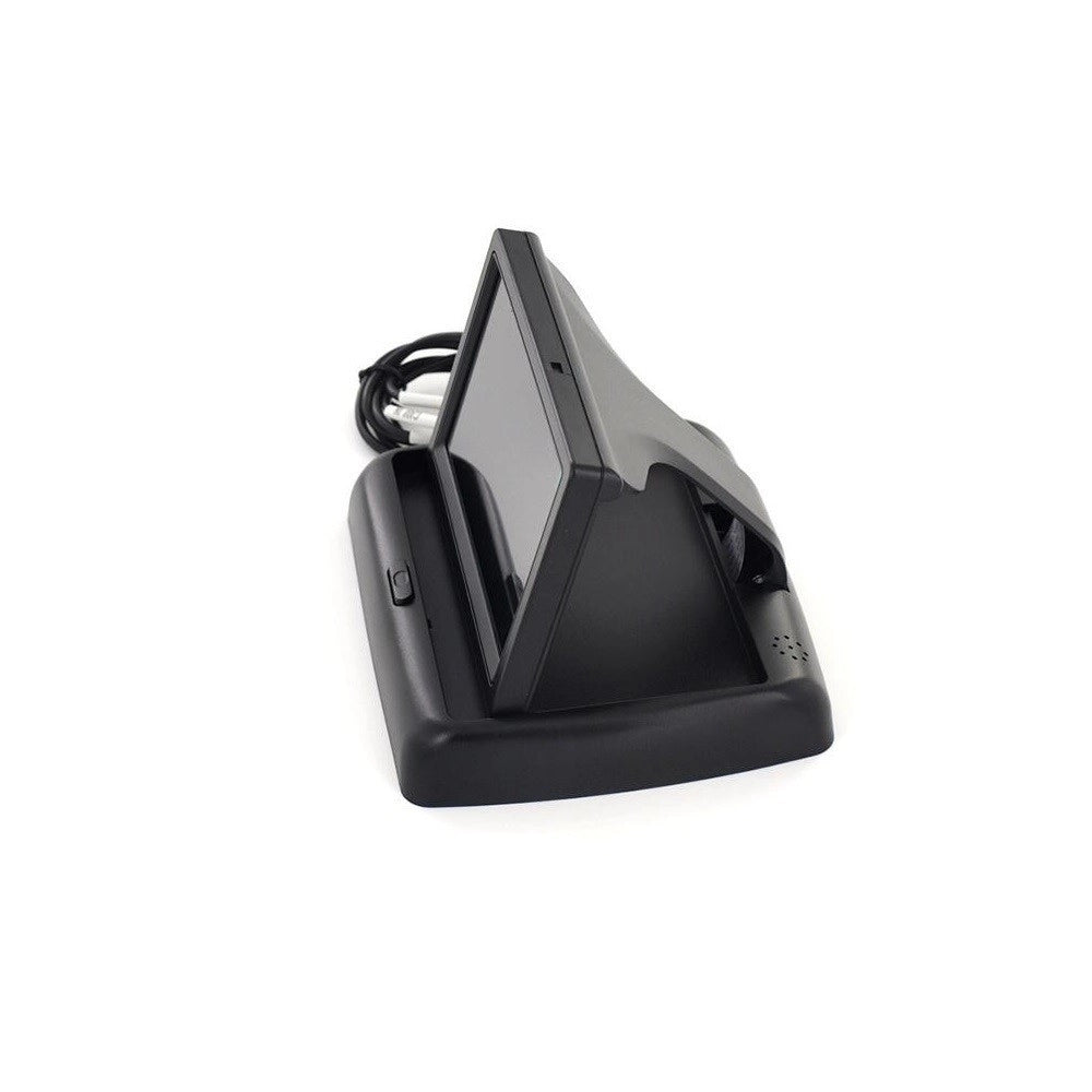 Trade Shop - Monitor Display A Colori 4.3" Pieghevole Tft Lcd Hd Per Telecamera Retromarcia -