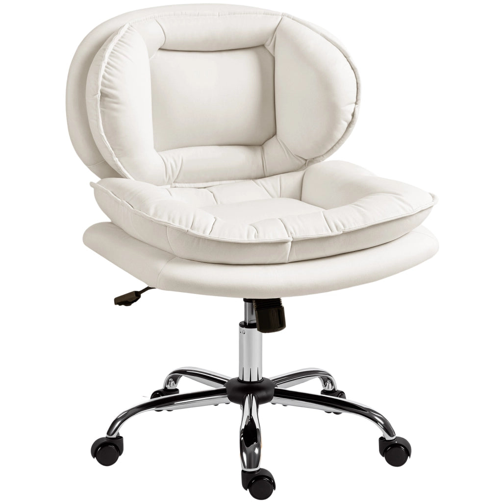 Sedia da Ufficio con Schienale Imbottito e Braccioli ¨C Zephmum ¨C Grigio