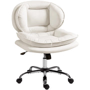 Sedia da Ufficio con Schienale Imbottito e Braccioli ¨C Zephmum ¨C Grigio