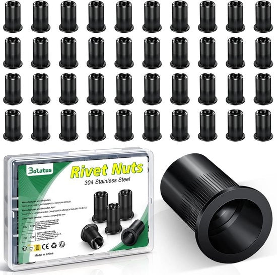 50 pezzi di viti blindate in acciaio inossidabile 304, testa rotonda piatta, filettatura per metallo, vetro, plastica, tubi e simili, M5.