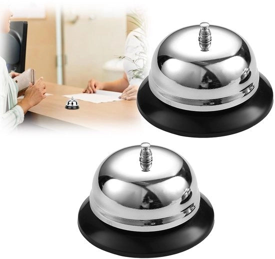 Set di 2 Pedali Antiscivolo con Pedale Antislip, Cromato, con Reset Automatico, Suono Puro fino a 90dB, con Struttura in Acciaio di Alta Qualità