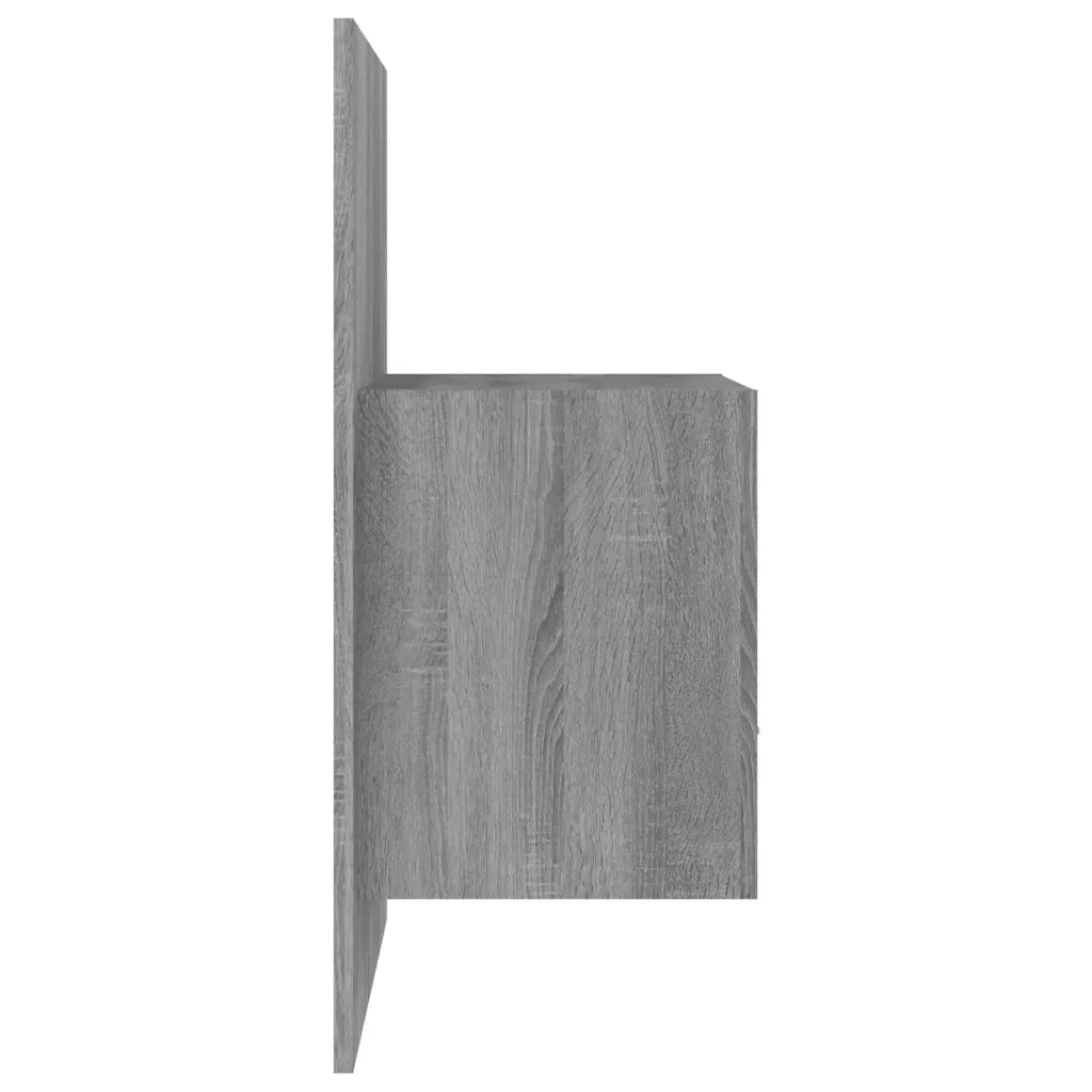 Comodino a Muro Grigio Sonoma 816966