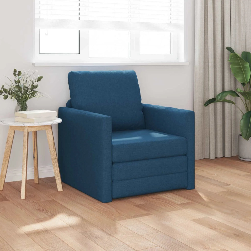 Divano letto Blu 74 x 77 x 81 cm Tessuto 4106628