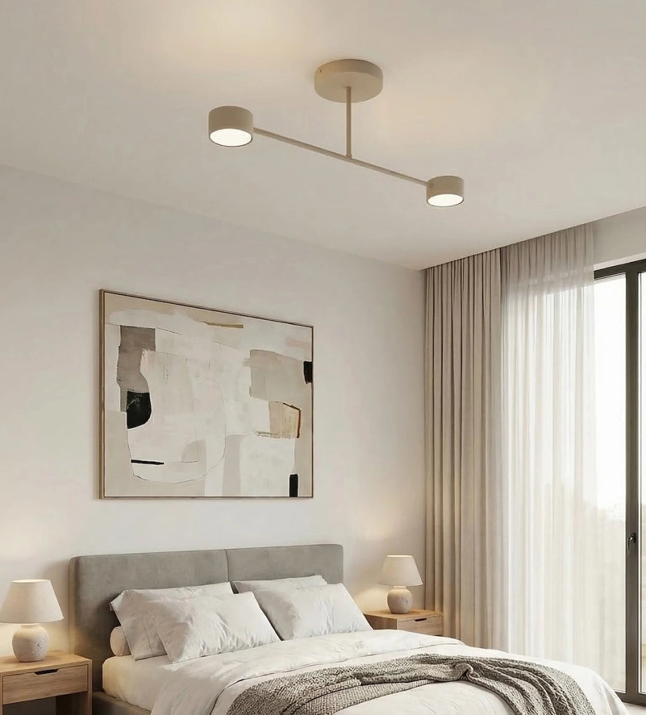 Lampada da soffitto HALO beige 2xGX53 Emibig