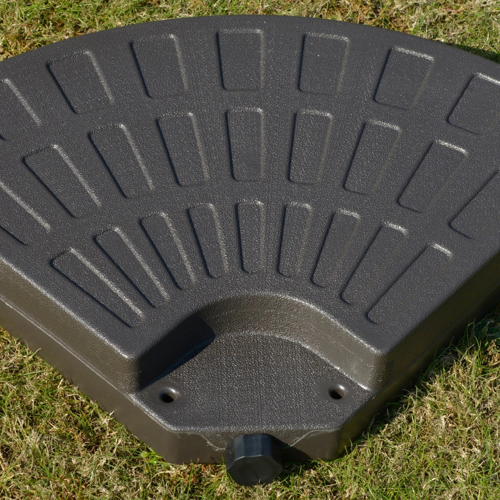 Base per Ombrellone ¨C Minimal ¨C 100x100x10,5 cm Marrone