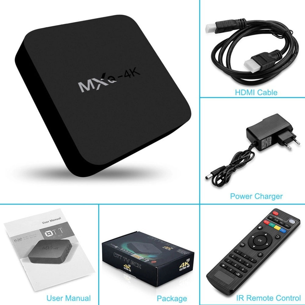 Trade Shop - Mxq Android Tv Box Wifi Iptv Smart Tv Plasma Led Usb Sd Card Internet Smart Tv -